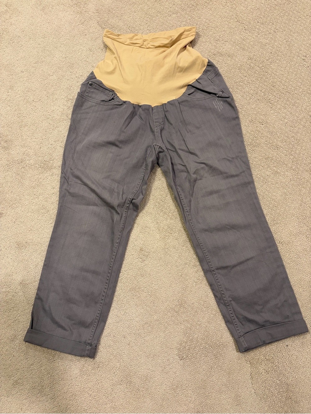 Motherhood Maternity Gray Jeans Medium